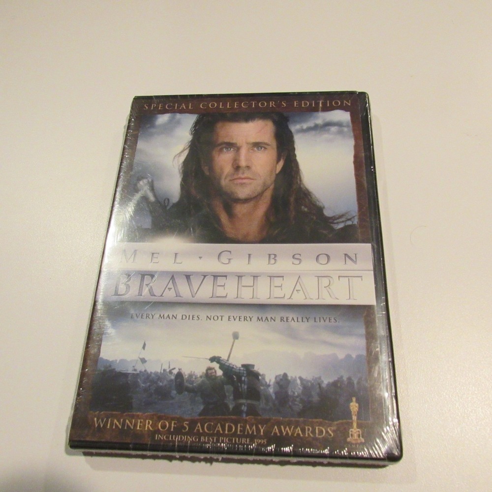 Braveheart Special Collector's Edition DVD Mel Gibson 5‎ Academy Awards